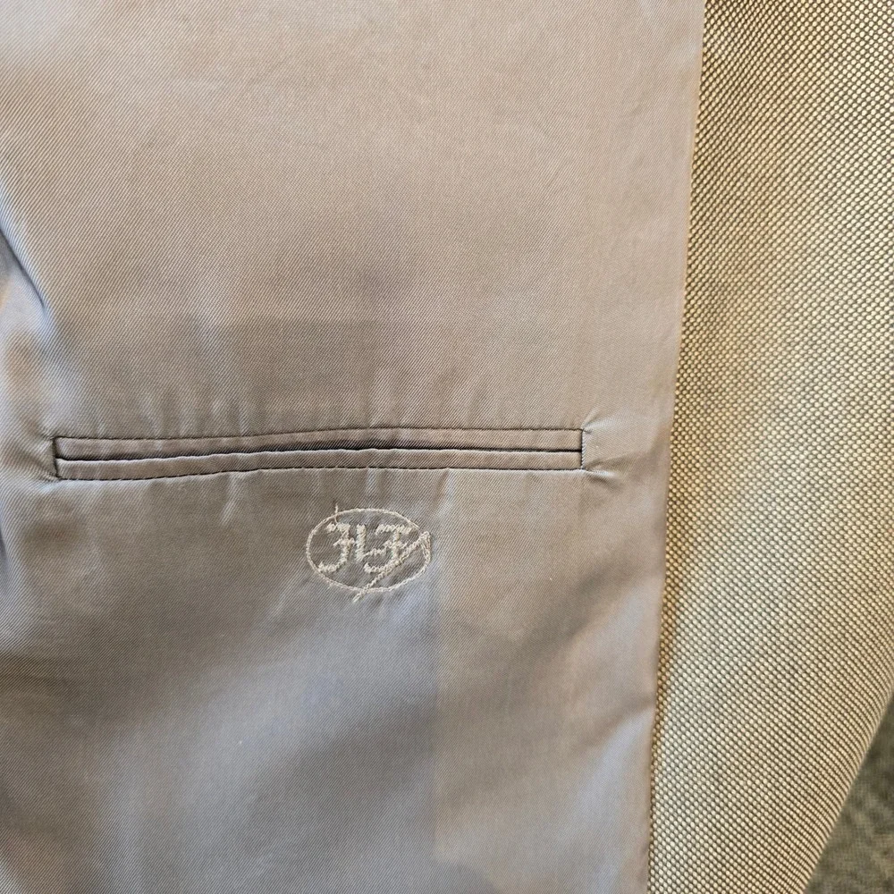 Hickey Freeman Madison Blazer Loro Piana Super 130s Wool‎ Grey 42 Reg K104